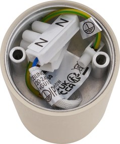 Conjunto de 4 focos de superfície modernos bege GU10 50mm redondos - Tuba