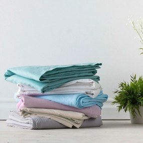 Lençol de cima Naturals Lilás - Cama de 135 (210 x 270 cm)