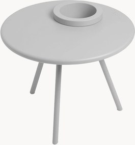 Mesa de centro redonda para jardim com vaso para plantas Bakkes