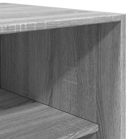 Roupeiro 100x50x200 cm derivados de madeira cinzento sonoma