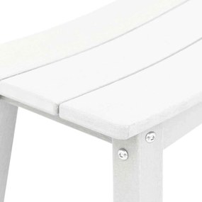 Banquetas 2 pcs Brancas HDPE