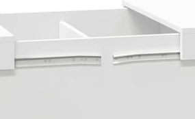 Mesa de centro 100x55x40 cm derivados de madeira branco