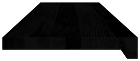 Soleiras da janela 2 pcs 90x25x2 cm carvalho castanho-escuro