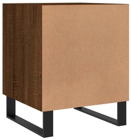 Mesa cabeceira 40x40x50 cm madeira processada carvalho castanho