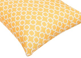 Almofada de jardim com padrão amarelo 40 x 70 cm ASTAKOS Beliani