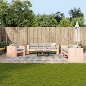 vidaXL 2 pcs conjunto lounge de jardim madeira de douglas maciça