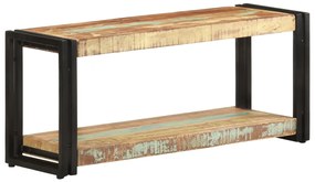 Móvel de TV 90x30x40 cm madeira recuperada maciça