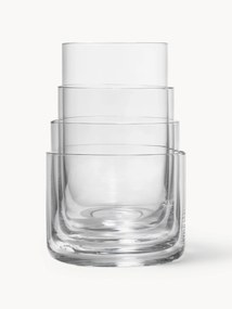 Copos de cristal Nesting, conjunto de 4
