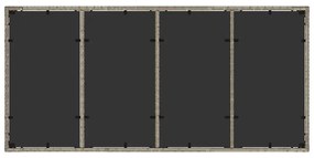 Conjunto de Jantar para Jardim 7 pcs Cinzento-claro