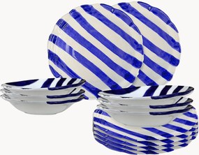 Conjunto de loiça em cerâmica Dolcevita Nastro, 6 pessoas, conjunto de 12