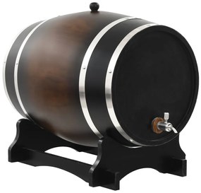 Barril de vinho com torneira em madeira de pinho maciça 35 L