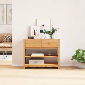 Mesa de Consola vidaXL "DRAMMEN" 89,5x37x73 cm Madeira Sólida de Pinhe