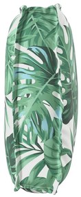 Almofada de palete para assento e encosto com estampa de folhas, 120 x