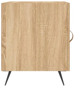 Mesa cabeceira 40x40x50 cm derivados de madeira carvalho sonoma