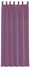 Cortinas de voile com laços 2 pcs roxo 140x260 cm