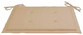 Cadeiras de jardim empiháveis c/ almofadões 6 pcs teca maciça