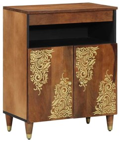 vidaXL Buffet Castanho 60 x 33 x 75 cm Madeira de manga maciça