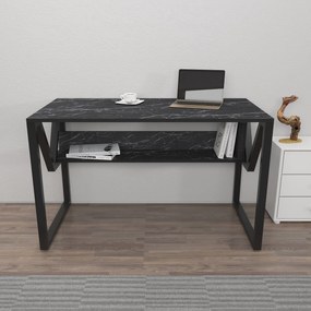 Secretária Lona – Preto – 120 cm x 72,8 cm x 60 cm