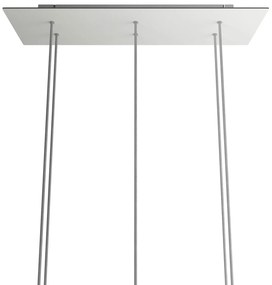 Kit de rosácea de teto retangular Rose-One XXL de 6 furos, 675 x 225 mm
