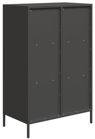 Móvel alto 68x39x103,5 cm aço preto