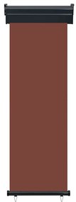 Toldo lateral para varanda 60x250 cm castanho