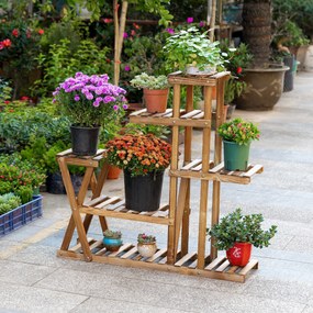 Suporte para Plantas Estante para Plantas de Madeira Estante para Flor