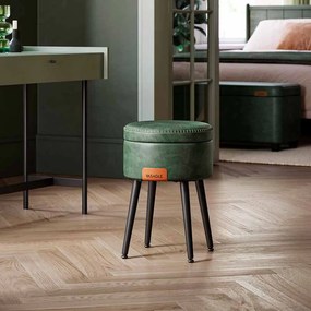 Banco com arrumação estilo meados do século Coleção EKHO Verde Floresta