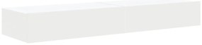 Móveis de TV com luzes LED 2 pcs 60x35x15,5 cm branco