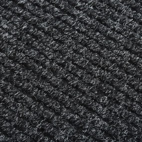 Tapete/passadeira de entrada 100x450 cm antracite