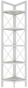 Estante Remo – Branco – 30,5 cm x 33 cm x 160 cm
