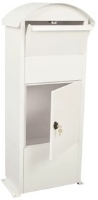 Caixa de correio e encomendas Victorian branco