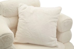 POLTRONA SOFFY PLUS COM ALMOFADA BRANCA 78X68X85 CM