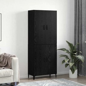 vidaXL Buffê 2 pcs Carvalho preto 69.5 x 34 x 180 cm