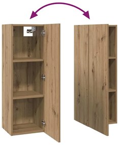 Conjunto de móvel de TV 10 pcs carvalho artisiano