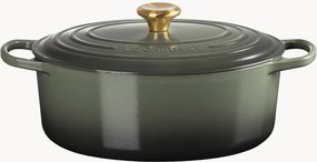 Panela oval em ferro fundido Signature