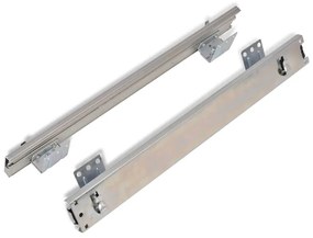 Cestos de arame extraíveis 2 pcs 500 mm prateado