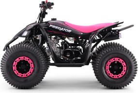 Moto 4 Crianças + 8 anos 125cc - Beneo Predator Até 55 Km/h com Limitador Rosa