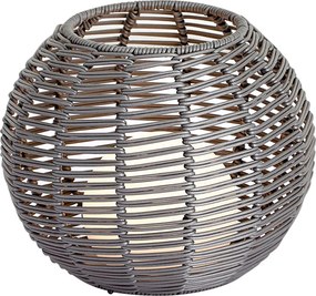 Candeeiro de mesa para exterior cinzento escuro 25cm Incl. LED Recarregável com USB-C IP44 - Oli