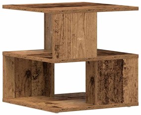 Mesa de Apoio vidaXL em Madeira Velha 40x40x40 cm em Madeira de Engenh