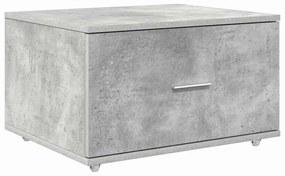 Gabinete de Gavetas Cinza Concreto Concreto Médio Portas