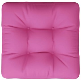 Almofadão para paletes 58x58x10 cm tecido oxford rosa