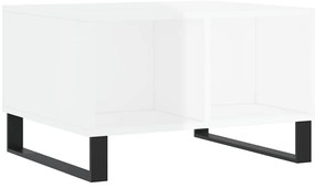 Mesa de centro 60x50x36,5 cm derivados madeira branco brilhante