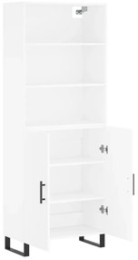 Armário alto 69,5x34x180 cm derivados de madeira branco