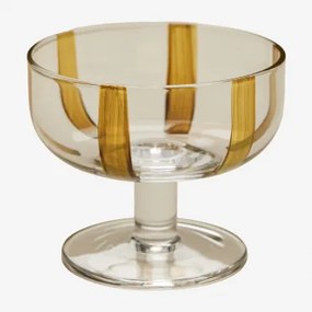 Pack De 4 Copos De Cocktail 26 Cl Em Vidro Jalviana Mostarda Clara - Sklum