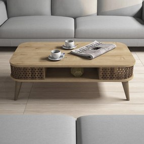 Mesa de Centro Eylül – Carvalho – 105x34,6x60 cm