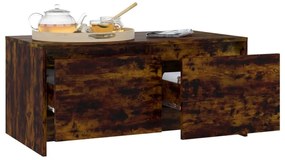 Mesa de centro 90x50x41,5 cm derivados madeira carvalho fumado
