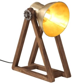 vidaXL Candeeiro de secretária 25 W 30x17x40 cm E27 bronze antigo