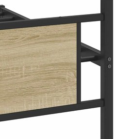 Estrutura cama s/ colchão derivados de madeira carvalho sonoma