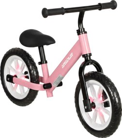 AIYAPLAY Bicicleta de Equilíbrio para Crianças 2-5 Anos com Rodas Luminosas e Silenciosas, Assento e Guiador Ajustáveis, Rosa | Aosom Portugal