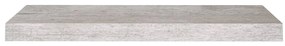 Prateleiras de parede 4 pcs 60x23,5x3,8cm MDF cinzento-cimento